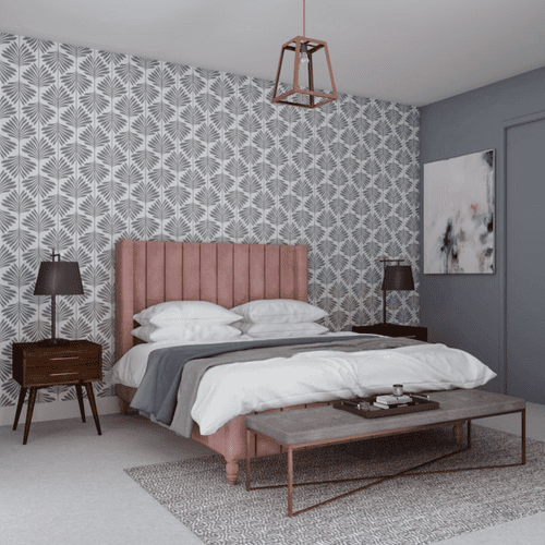 Minimalist modern bedroom 