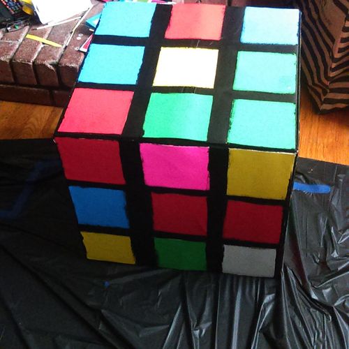 Jumbo handmade Rubik's cube