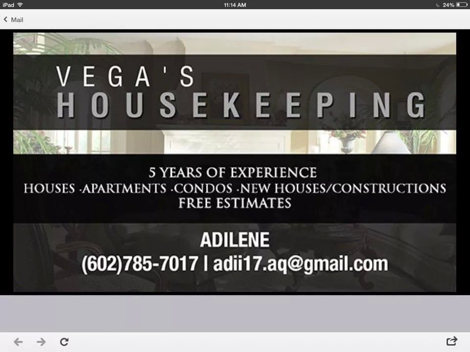Vega's housekeeping (Adilene Quinonez)