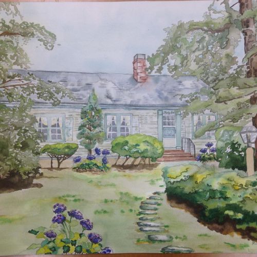 David's House
watercolor on paper
2014