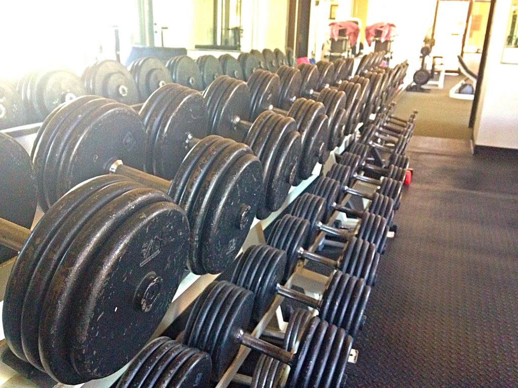 My studio (Free weights)