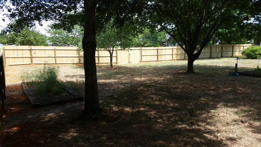 Lots of elevation change, but fence still looks le