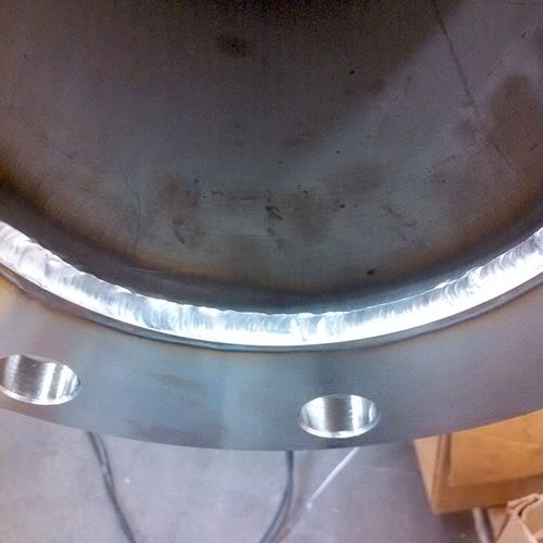 Stainless pipe welding