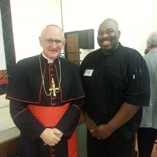 Cardinal James Harvey at an event we catered in hi