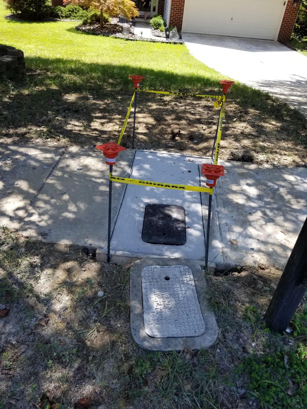 (After repair) pipe replaced and pressure reducing