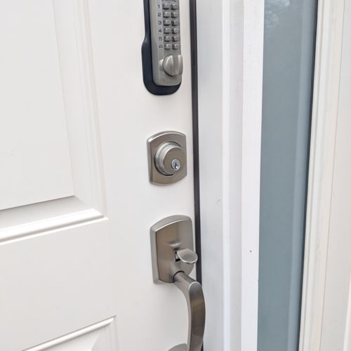 Installation of Combination Lock and Handleset wit