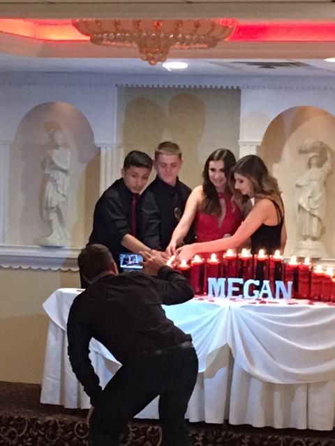 Sweet 16 Candle Lighting Ceremony