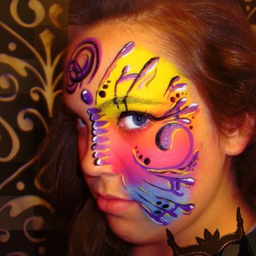 Butterfly Face Art
