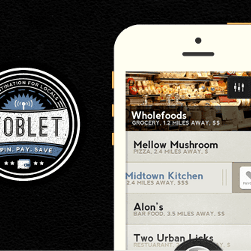 Woblet app design and brand design. www.woblet.com