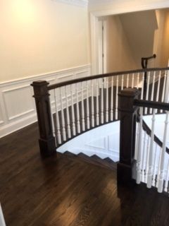 Matching rails to the floors Wilton Ct