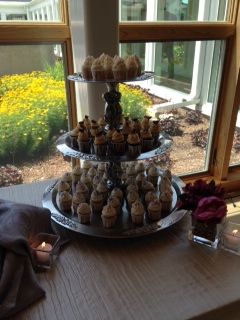 Mini size cupcakes for a wedding this summer.