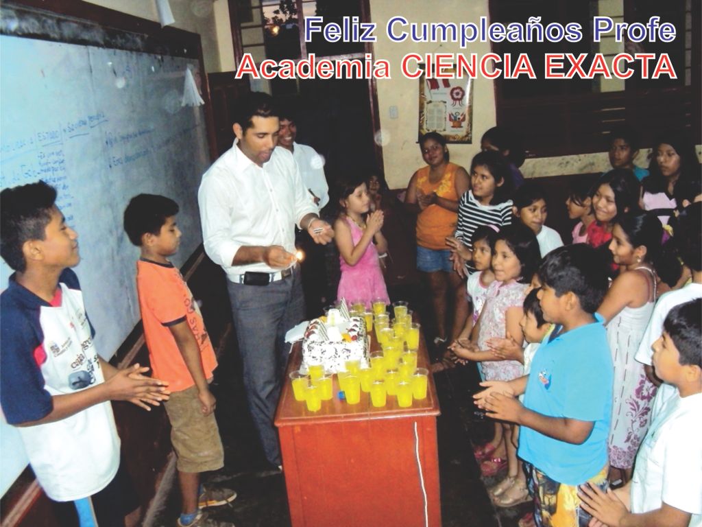 My birthday. Exact Science Academy.