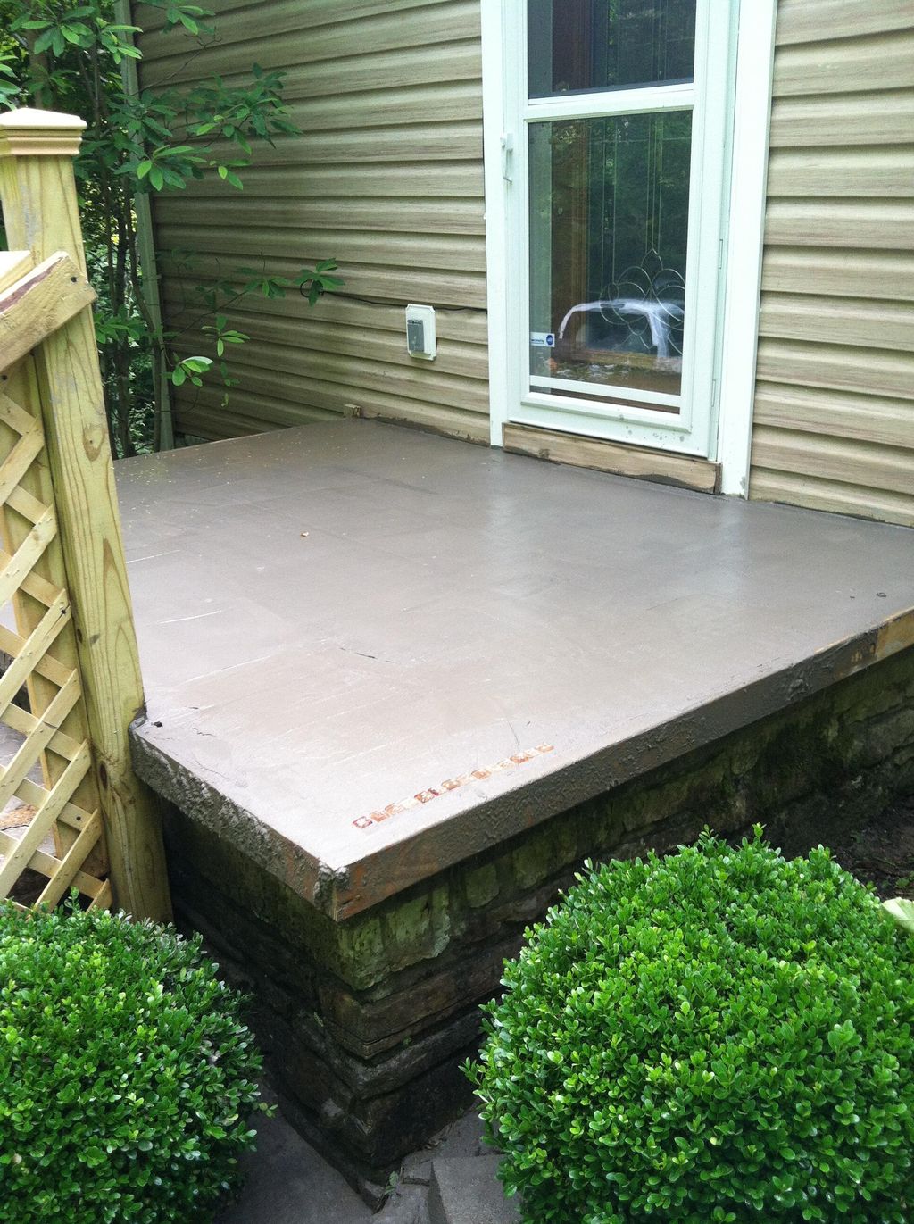 New Resurfaced Porch!! turned out fantastic