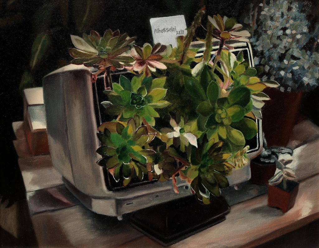 Still Life Painting
Title: "Mocking Mass Media"
Te