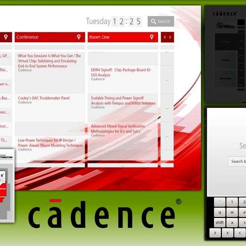 Cadence Conference Kiosk Scheduling Application