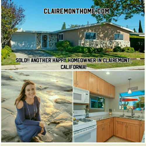 Sold in Clairemont, San Diego, California 