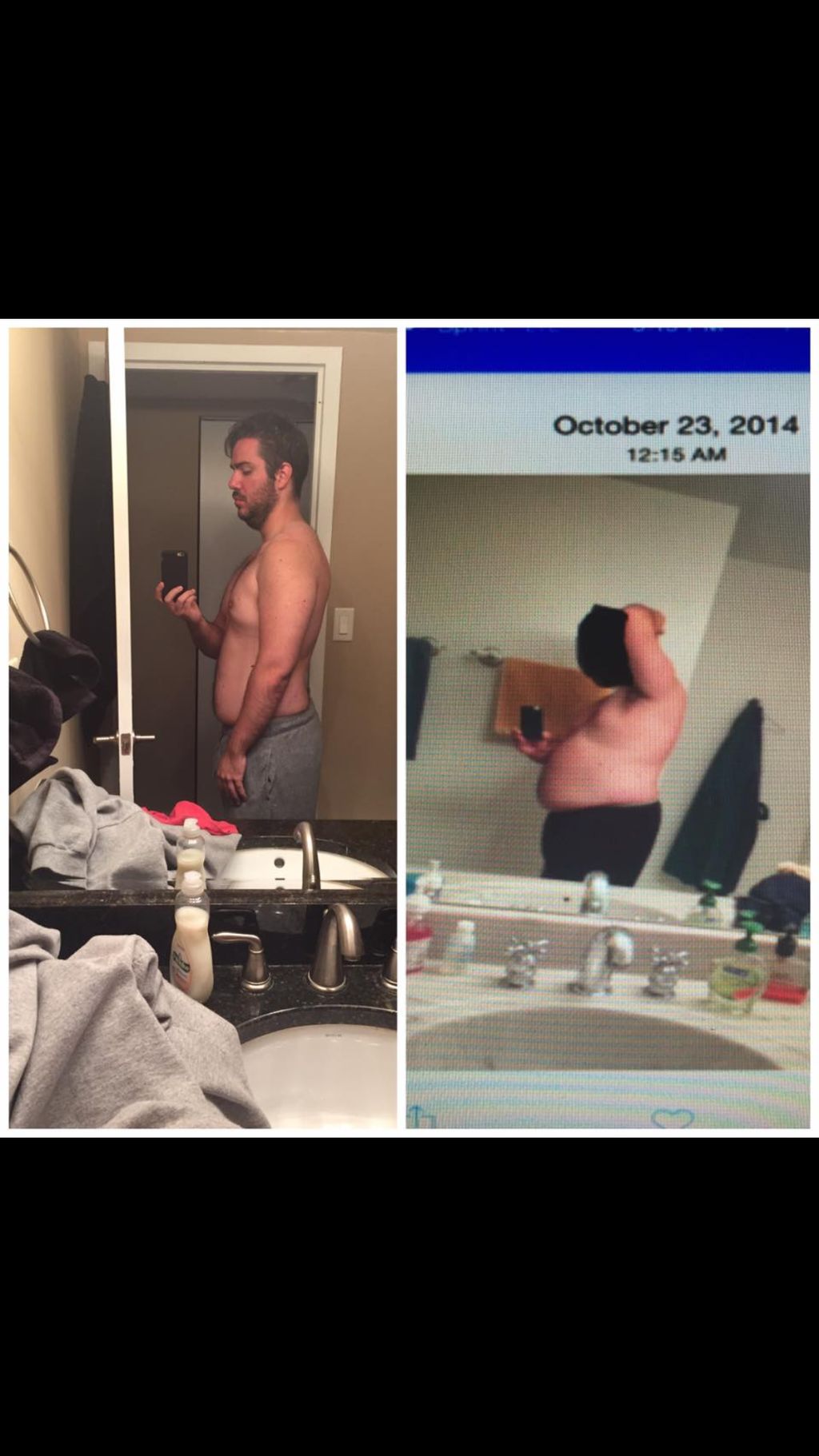 One of my top three transformations. -76lbs