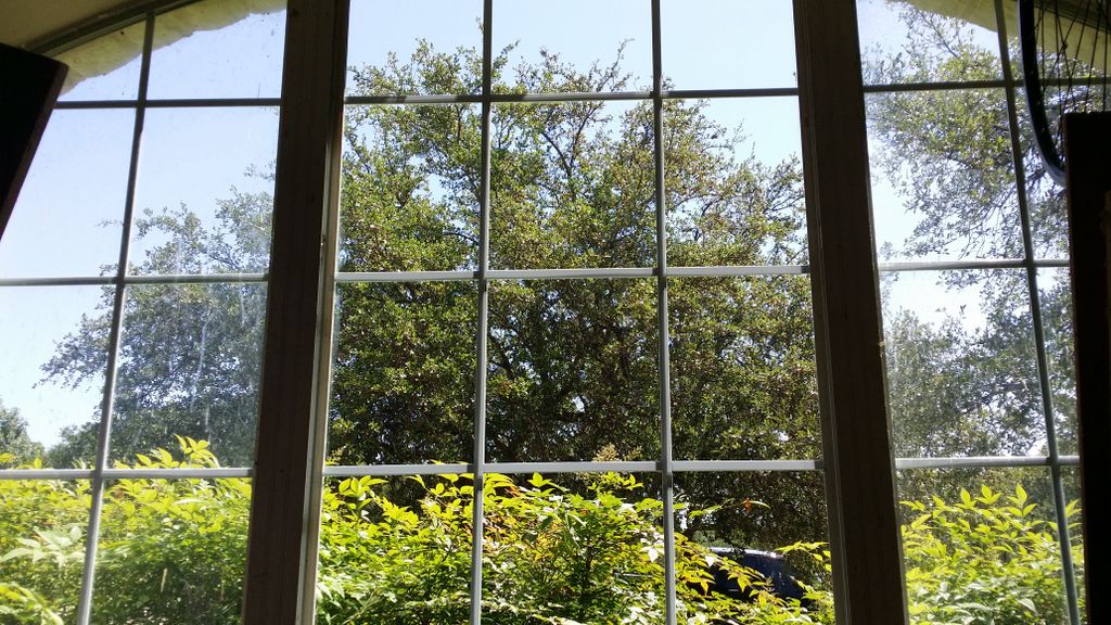 Window Cleaning Before and After.