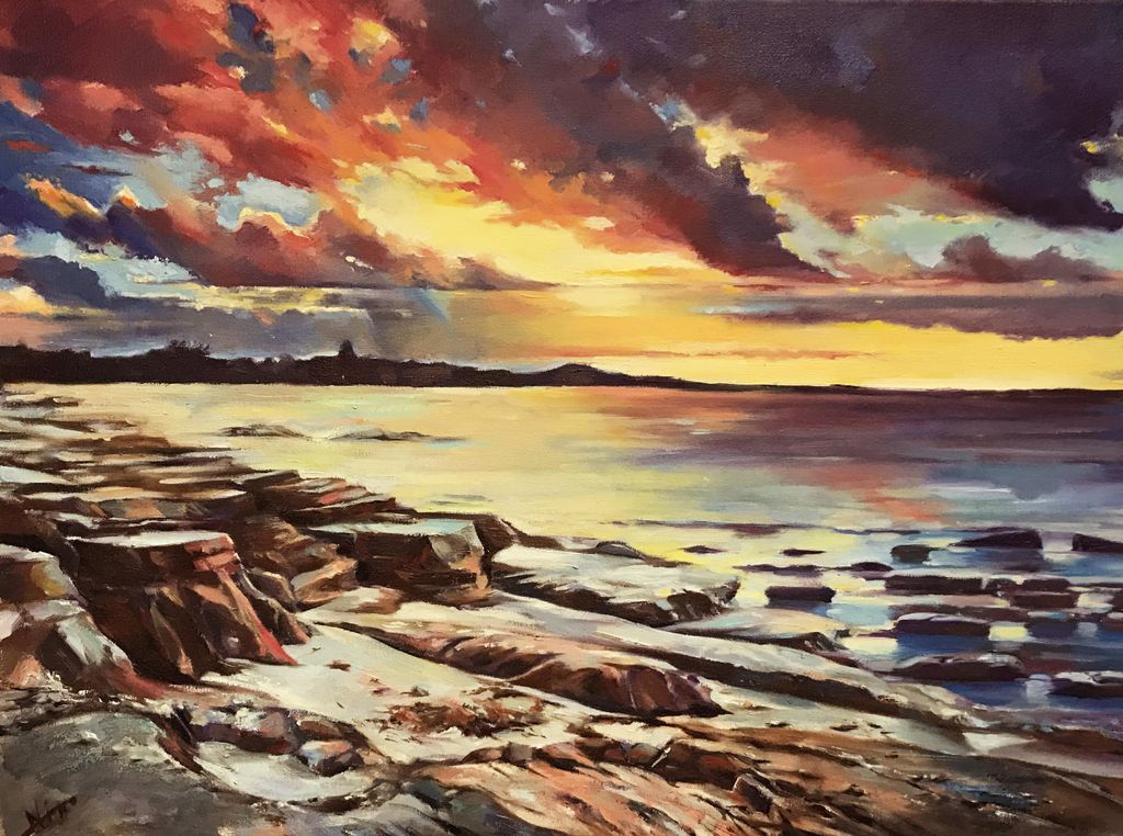 Landscape. Oil on canvas