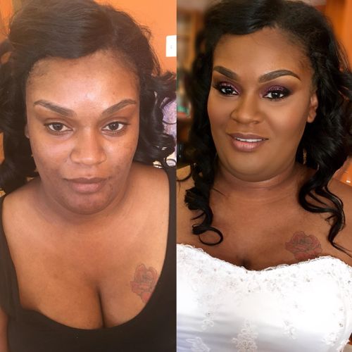 Bridal before & After 