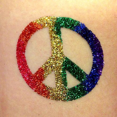 Peace in Glitter