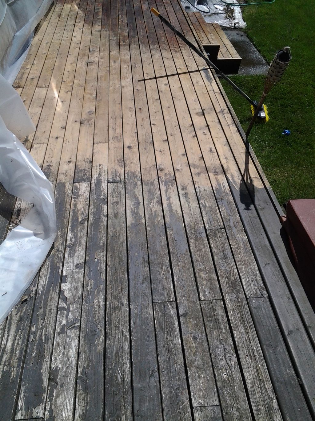 In the middle of stripping this deck; getting it r