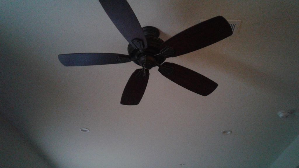 ceiling fan / recessed lighting