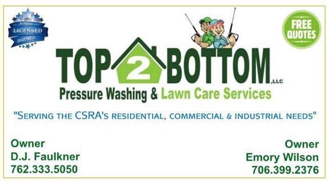 top 2 bottom lawncare and pressure washing