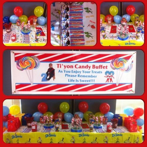 Dr Seuss Candy Table