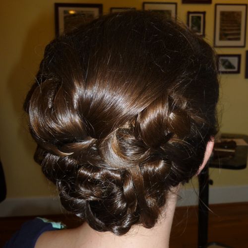 Bridal up do by Hair Art Salon