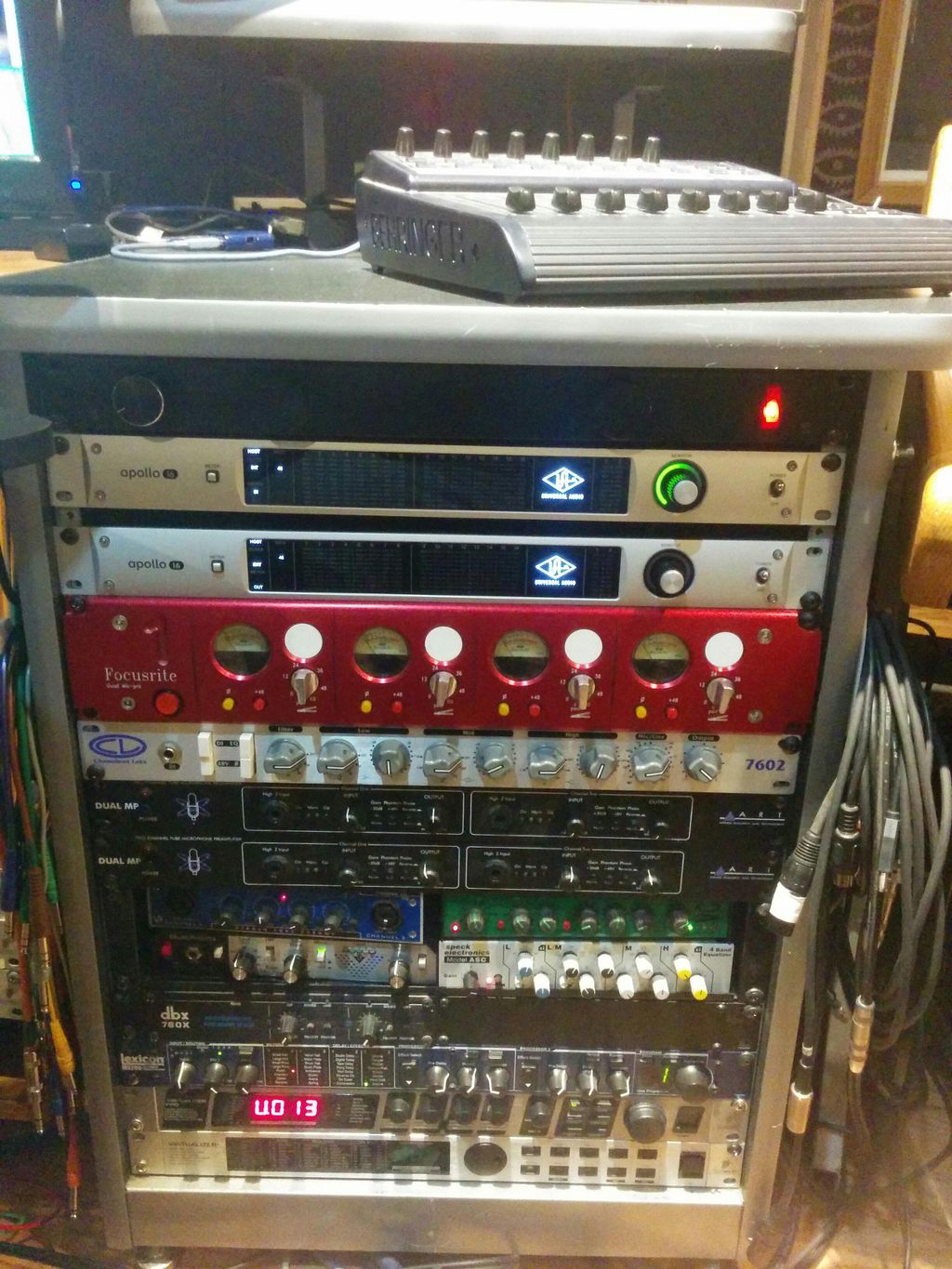 Our UAD Apollo Converters, outboard pres, eq's and