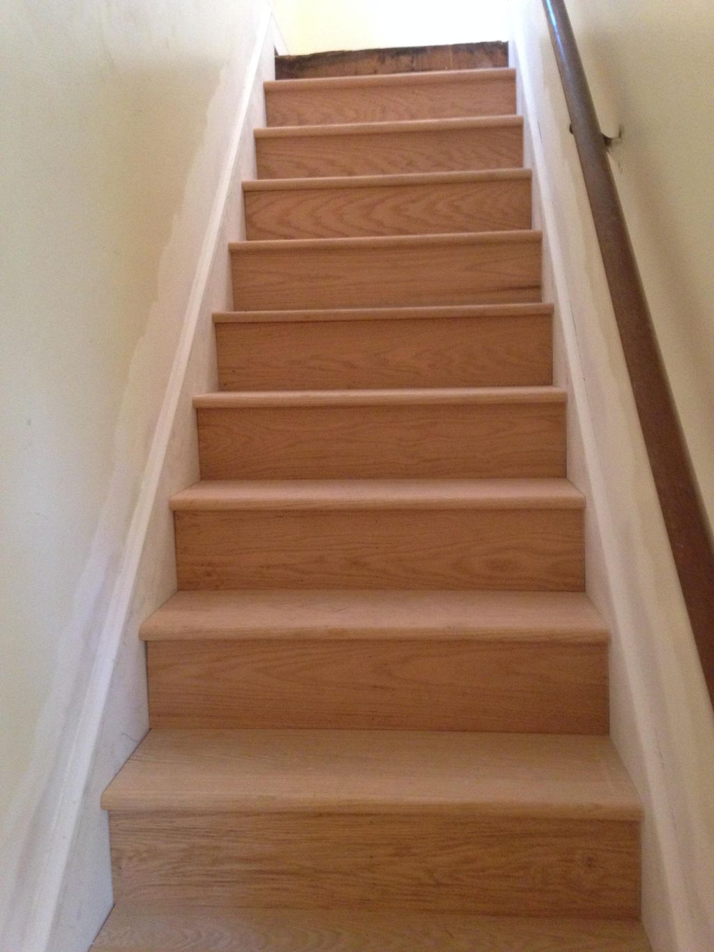 A new stairway in a old home. No more squeaks.