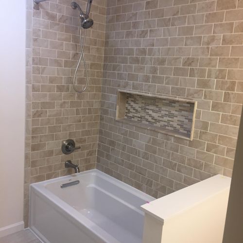 Bath remodels and tile