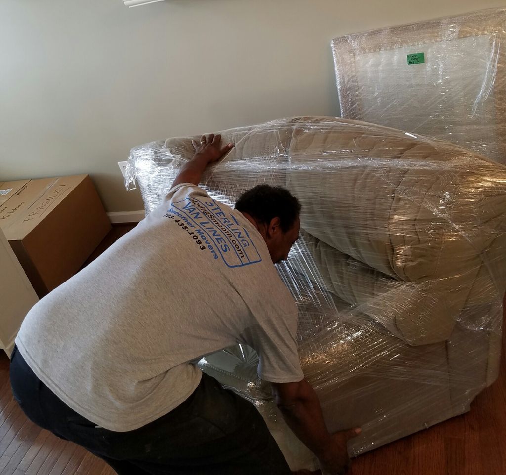 Whenever necessary, or simply requested, furniture