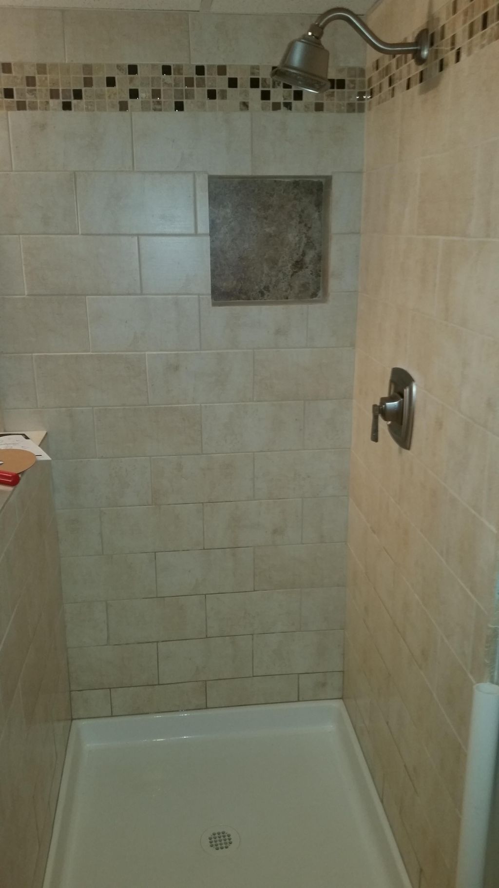 This is a basement shower conversion we did I beli