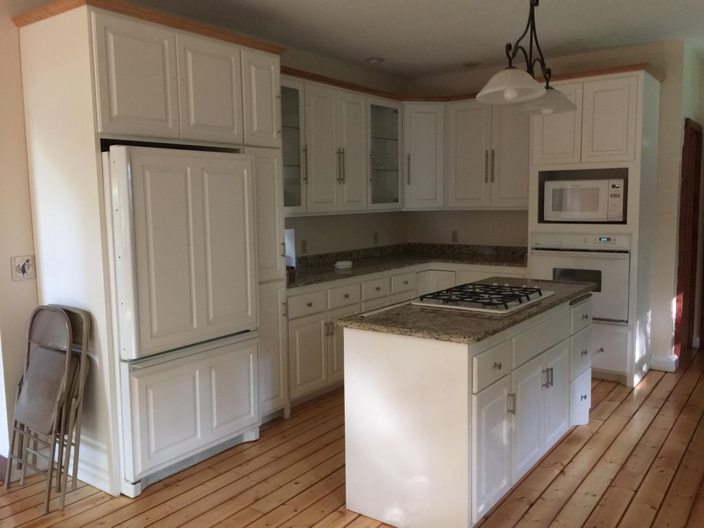 New kitchen cabinets. 