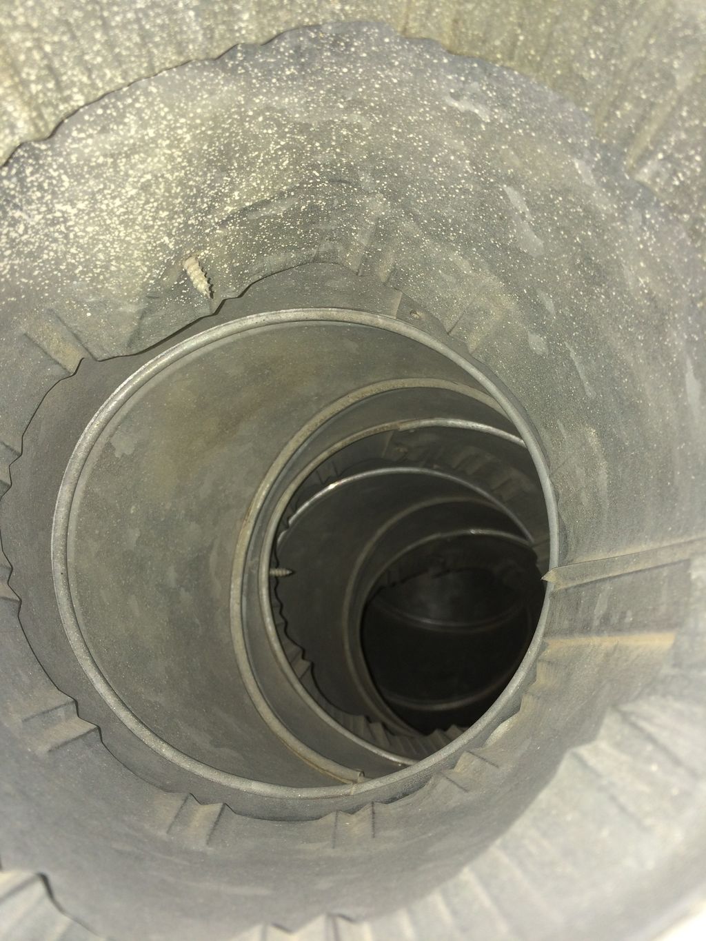 Duct after cleaning