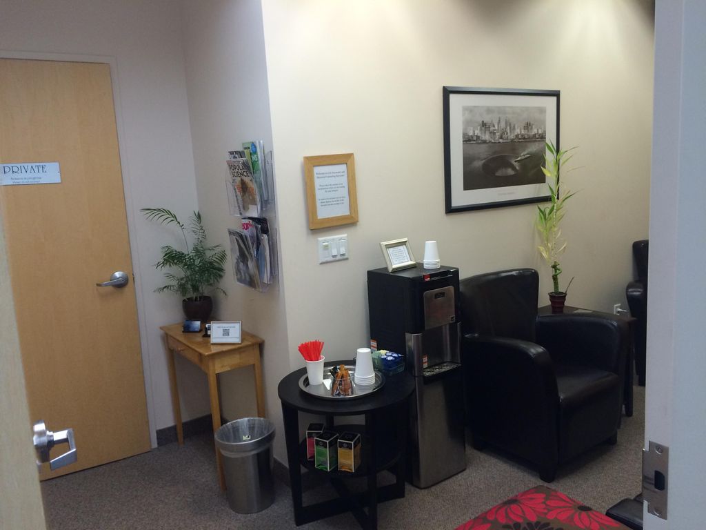 My waiting room has complementary coffee and tea a