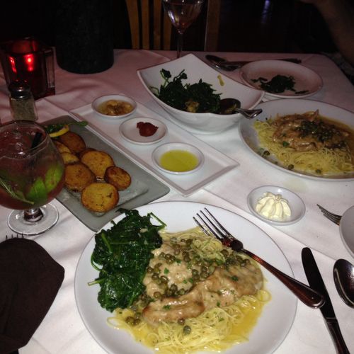 My Favorite!  Veal Piccata...