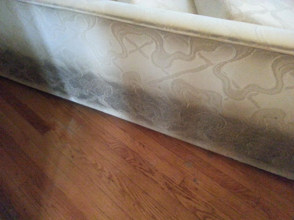 Vintage Sofa Before  Cleaning  