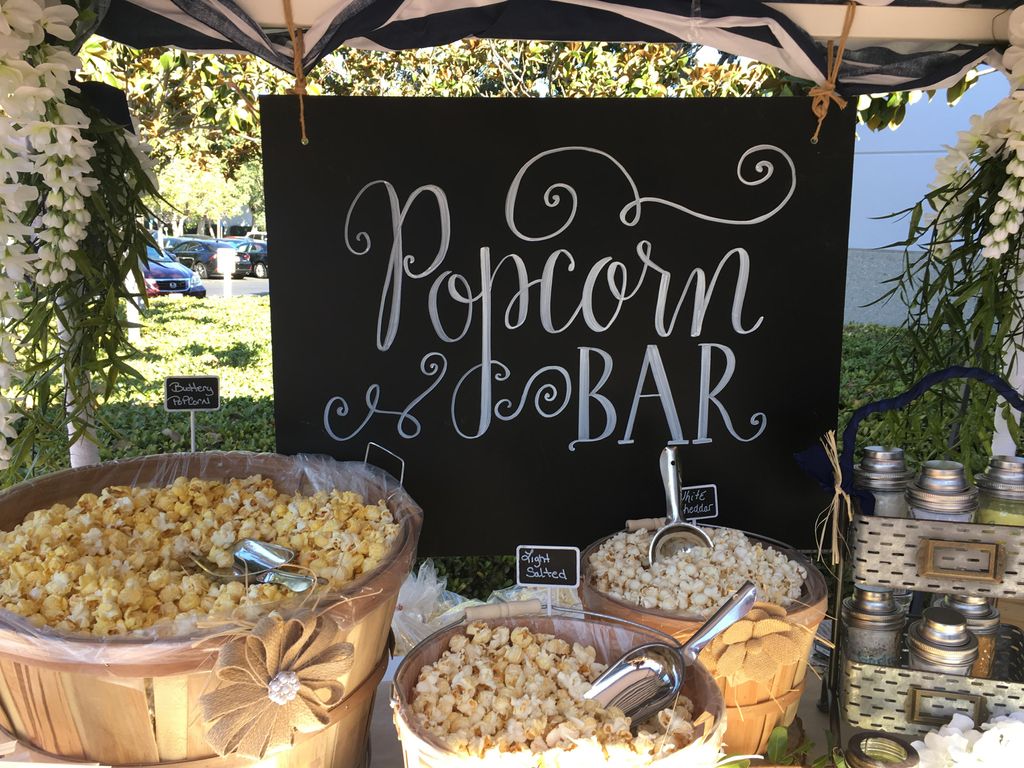 OC Corporate Event, Popcorn Bar  