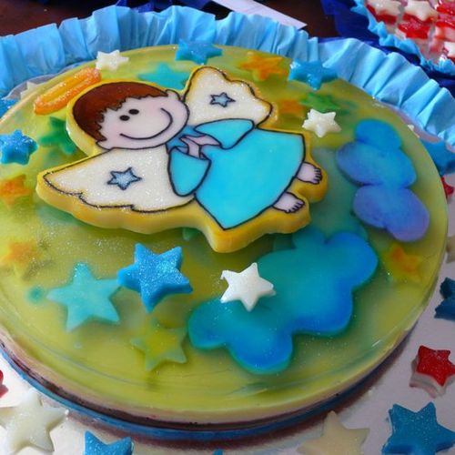 Decorated Jelly for baptism