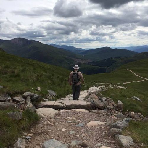 Hiking Ben Nevis in Scotland