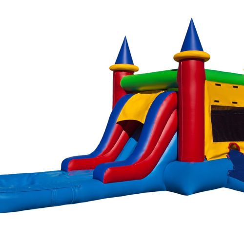 Water slide and bounce house combo from $225, deli