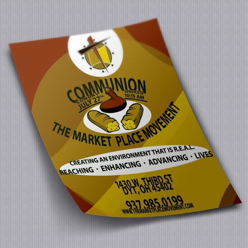 Communion Service

Created for a church event.