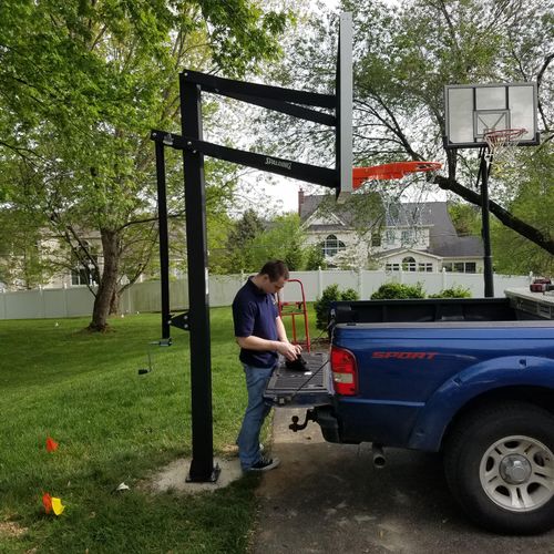 Installing Hoops in-ground or portable!