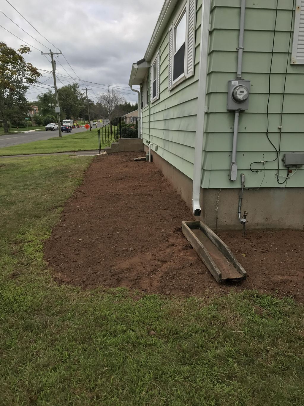Flower bed clean out After