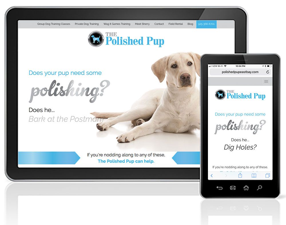 polishedpupeastbay.com custom website design