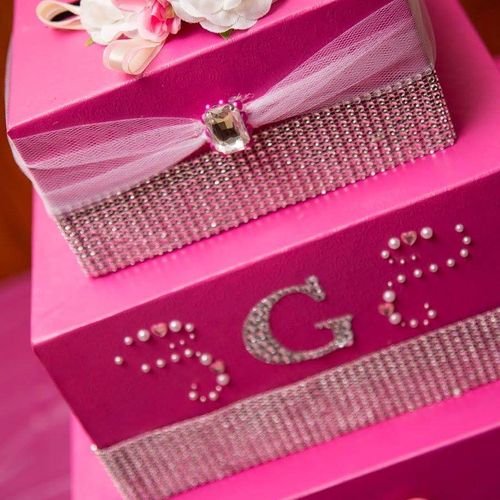 Customized card box for bride