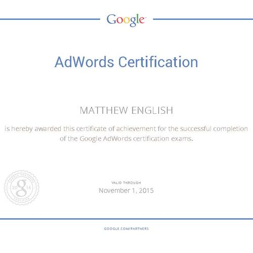 Google - Certifcation